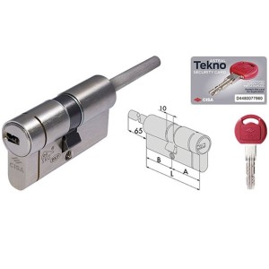 CILINDRO CISA CON CODOLO ASTRAL TEKNO iNOVATE CON TESSERA DI PROPRIETA