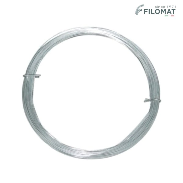 FILO FIORI ZINCATO N.12 - DIAM 0.48 MM X 35 METRI