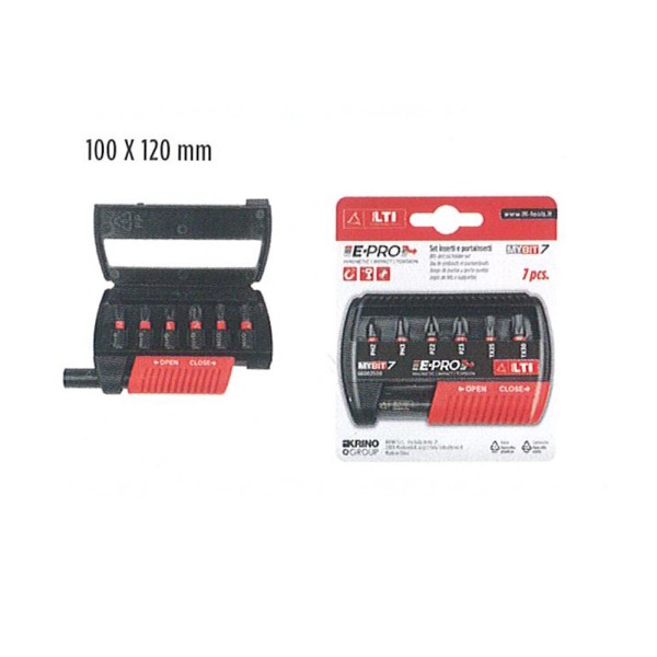 SET 7 INSERTI IMPACT E-PRO MYBIT7 da 1/4" OFFERTA