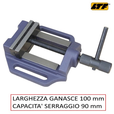 MORSA CON SERRAGGIO 90 MM PER TRAPANO A COLONNA