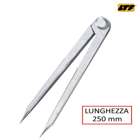 COMPASSO IN ACCIAIO LUNGHEZZA 250 MM