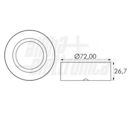 FARETTO APPLICATO BIANCO PER INTERNO SENZA LAMPADINA FARETTO APPLICATO BIANCO PER INTERNO SENZA LAMPADINA