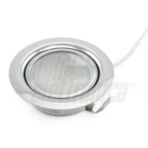 FARETTO DA INCASSO CROMO PER INTERNO FORO 58 mm SENZA LAMPADINA
