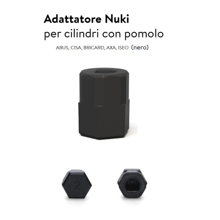 Adattatore Esagonale Nuki per Cilindri con Codolo Interno