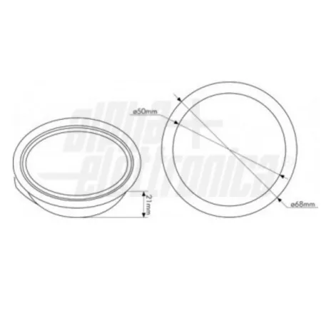 FARETTO DA INCASSO CROMO PER INTERNO FORO 58 mm SENZA LAMPADINA FARETTO DA INCASSO CROMO PER INTERNO FORO 58 mm SENZA LAMPADINA
