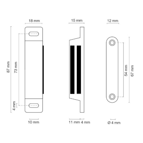 CHIUSURA MAGNETICA PER SPORTELLI PESANTI