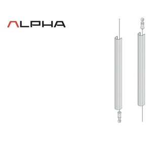 KIT ASTE VERTICALI 07A63-0C-0 (ALPHA TOUCH PUSH)