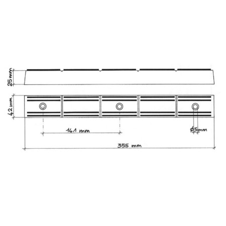 FISSATUTTO MAGNETICO PORTAUTENSILI LUNGHEZZA 355 MM