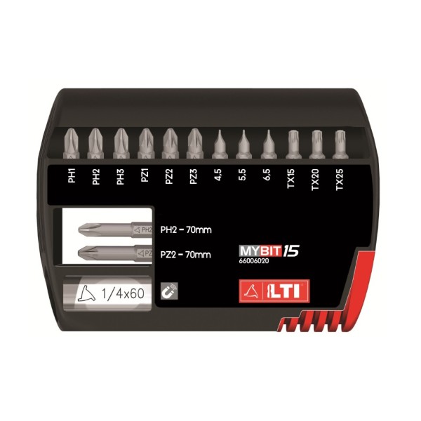 SET 15 INSERTI ESSENTIAL MYBIT15  OFFERTA