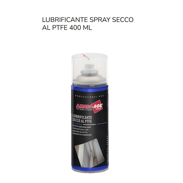 LUBRIFICANTE SPRAY SECCO AL PTFE 400 ML AMBRO-SOL (L051)