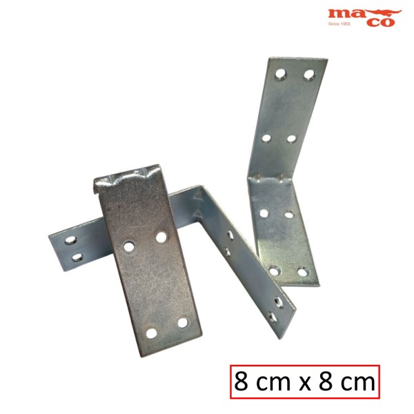 LASTRINA CM. 8 X 8 LARGHEZZA 3 CM ZINCATA
