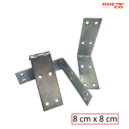 LASTRINA CM. 8 X 8 LARGHEZZA 3 CM ZINCATA