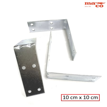 LASTRINA CM. 10 X 10 LARGHEZZA 3 CM ZINCATA