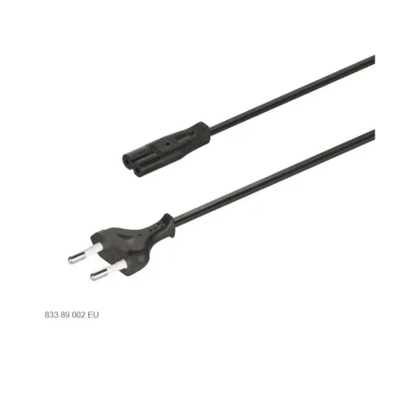 CAVO ALIMENTAZIONE DRIVER HAFELE CON SPINA EU NERO DA MT.2 833.89.002