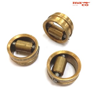 POZZETTO A RULLO DIAM. 16 MM IN OTTONE