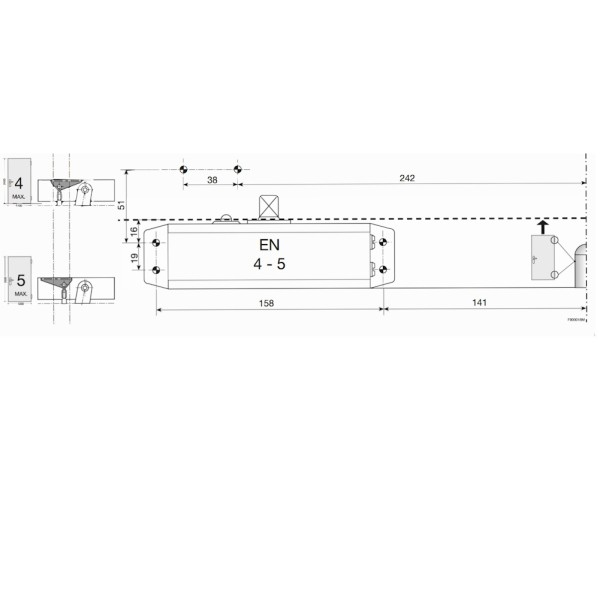 CHIUDIPORTA ASSA ABLOY DC564 PLUS ORO