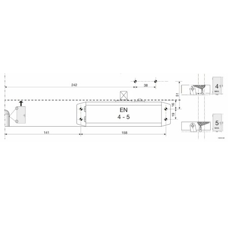 CHIUDIPORTA ASSA ABLOY DC564 PLUS ORO