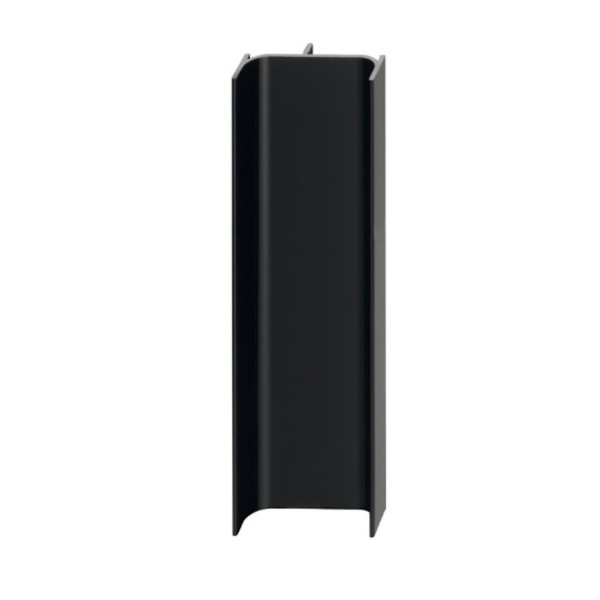 MANIGLIA A GOLA VERTICALE HAFELE Mt 2,5 NERA RAL9017