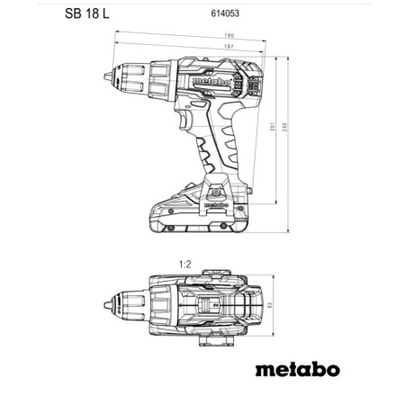 AVVITATORE METABO SB 18 L 2X2Ah  OFFERTA!