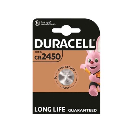 PILA A PASTIGLIA DURACELL CR2450 ( BLISTER 1 PZ )