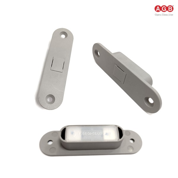 Incontro Magnetico per Serratura AGB Touch Grigio RAL 7036