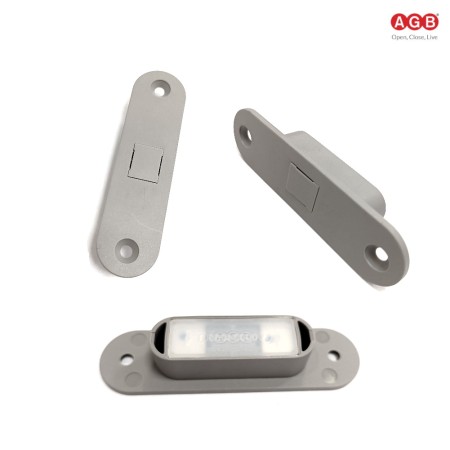 Incontro Magnetico per Serratura AGB Touch Grigio RAL 7036