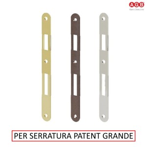 INCONTRO PER SERRATURA AGB PATENT GRANDE BORDI TONDI