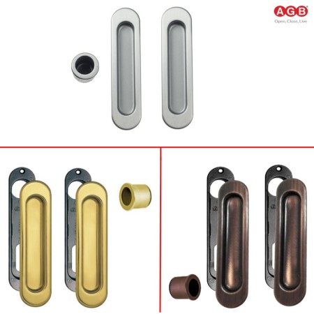 Kit Scivola AGB Mod. F per Porta Scorrevole 2 Maniglie