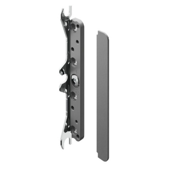 SET ATTACCHI per FISSAGGIO del FREE SLIM HAFELE ANTRACITE