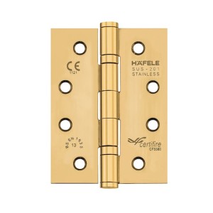 CERNIERA A LIBRO CON CUSCINETTI INOX OTTONE LUCIDO