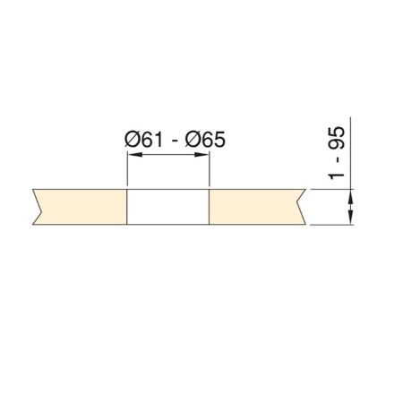 Multipresa Estraibile Verticale Emuca Alluminio Grigio 3 Prese USB