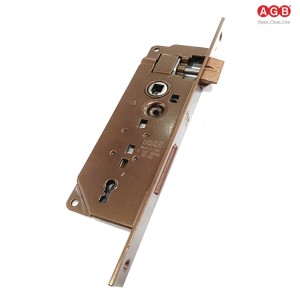 SERRATURA AGB PATENT GRANDE BORDI QUADRI ENT. 30 MM BRONZATA