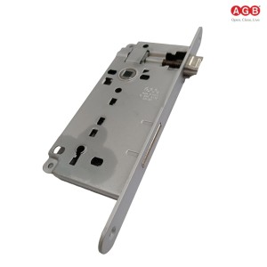 SERRATURA AGB PATENT GRANDE BORDI TONDI ENT. 50 MM CROMO OPACA