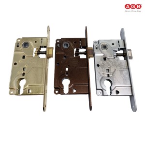 SERRATURA AGB YALE CENTRO MOD. 1024 CILINDRO EUROPEO BORDI TONDI ENT. 50 MM