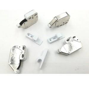 CHIUSURA MINI LATCH ART. 188 ACCIAIO INOX BIANCO