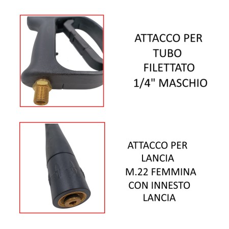 IDROPISTOLA BM2 CON SEMILANCIA PER IDROPULITRICE M140 - M160