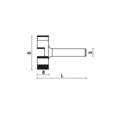 FRESA KLEIN PER SPIANARE D.35 mm gambo:8 mm
