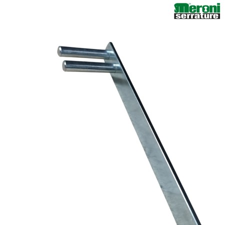 ASTA MERONI ART. 582 MM. 600 PER SERRATURE A CHIUSURA MULTIPLA ZINCATA