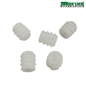 BUSSOLA MERONI ART. 857 ALLOGGIAMENTO PER PERNO ASTE ROTANTI IN NYLON BIANCO