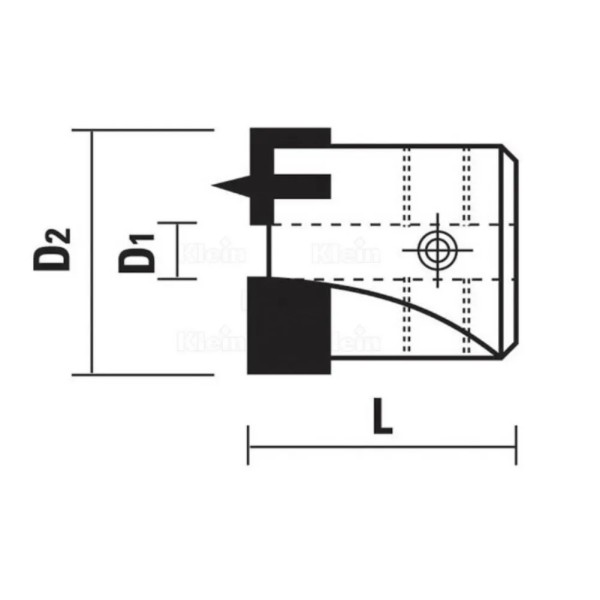 SVASATORE PIANO KLEIN D.19X20 mm FORO:8 mm