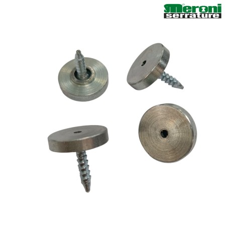 CONTROPIASTRA MERONI ART. 0Z15 TONDA CON CHIODO PER MAGNETE ZINCATA