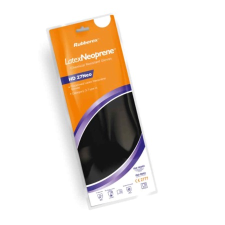 GUANTI ANTIACIDO RUBBEREX LatexNEOPRENE HD 27Neo