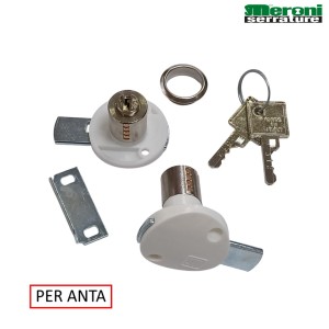 SERRATURA MERONI ART. 2131 DA APPLICARE PER ANTA LEVA PIANA SCATOLA BIANCA
