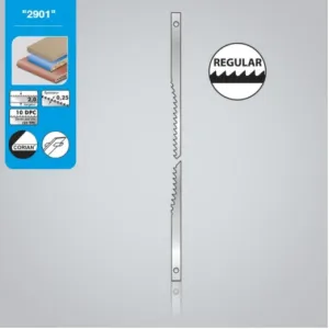 LAME LEMAN PER TRAFORO 25 D/P 127X2X0,25 cod.2901.12 -CONF DA 12 PZ -