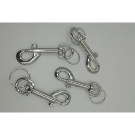 MOSCHETTONE PORTACHIAVI MEDIO MM.74 CON ANELLO