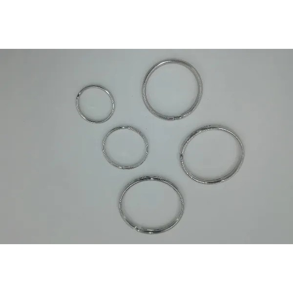 ANELLO PER CHIAVI IN ACCIAIO NICHELATO (pz.100)