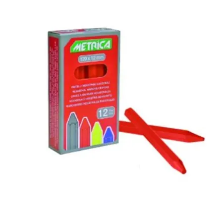 PASTELLO METRICA ESAGONALE COLORE ROSSO ( 1 CF : 12 PZ )