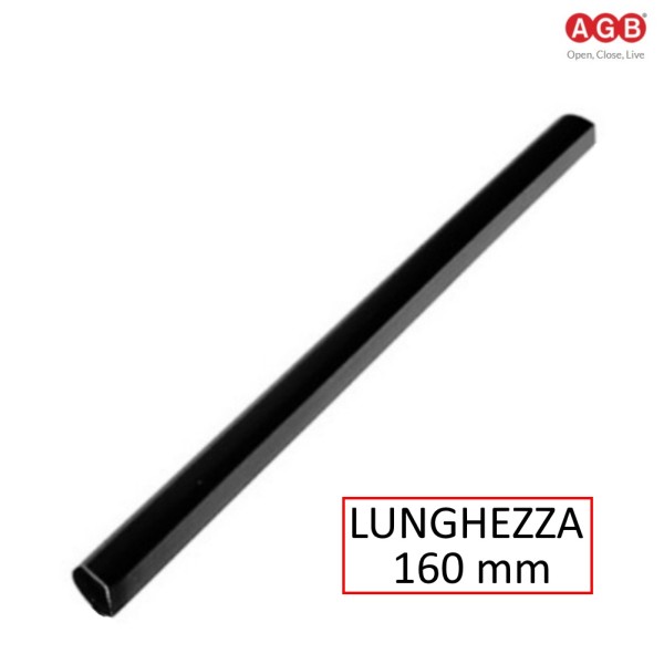 ASTA PER SPAGNOLETTA AGB LUNGHEZZA 160 CM NERA