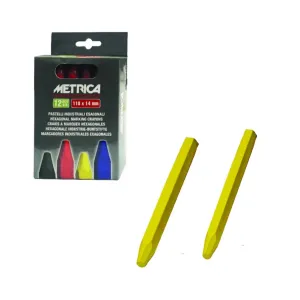 PASTELLO METRICA ESAGONALE COLORE GIALLO ( 1 CF : 12 PZ )