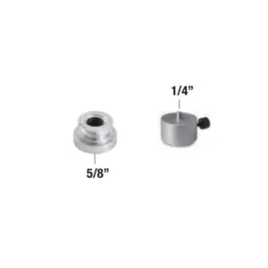 ADATTATORE METRICA X LIVELLE 1/4"MASCHIO - 5/8"FEMMINA